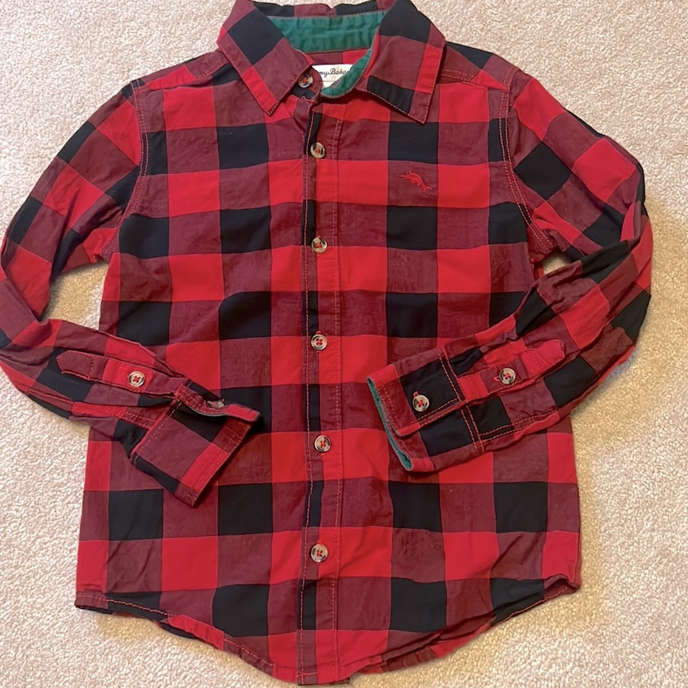 Boys Tommy Bahama flannel shirt